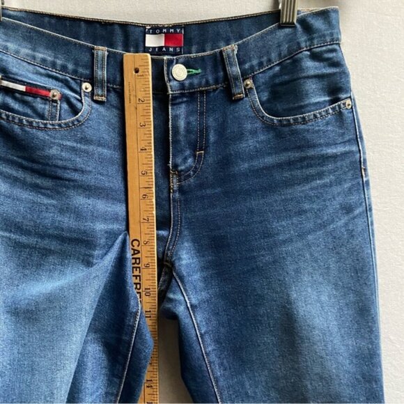 Vintage Tommy Hilfiger Y2K straight leg denim jeans Sz 29 - Picture 10 of 11
